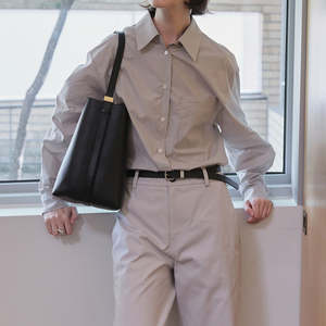 Sac à main en cuir pour femme, sac à bandoulière de luxe, sac de voyage à deux pièces personnalisé, sac seau tendance - Product Image 4