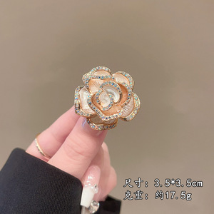 Broche de Mariposa de Alta Gama, Estilo Minimalista y de Lujo Discreto, Pin para Ropa, Accesorio de Aleación de Zinc con Forma de Rombo - Product Image 4