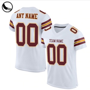 Uniforme de Fútbol Americano Personalizado de Diseño Nuevo BETHERIVAL, Color Blanco, Muestra Personalizada - Product Image 6