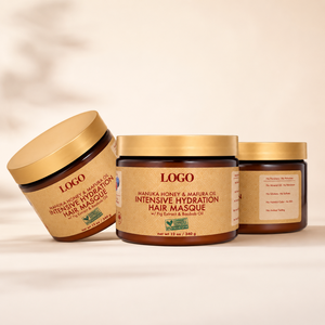 Mascarilla Capilar Acondicionadora Profunda Natural al por Mayor con Aceite de Baobab y Extracto de Higo para Control del Frizz y Reparación de la Humedad - Product Image 1