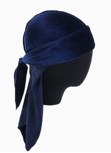 Bandana unisexe à queue extra longue, turban, chapeau de pirate, chapeau cape hip-hop, couvre-chef, durag en velours, cadeau promotionnel - Product Image 4