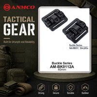 Fabricant de boucles, boucles à dégagement rapide en nylon, clips tactiques pour gilet Molle, boucle à dégagement rapide Pom 40 mm
