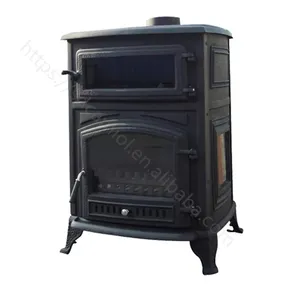 Hot Sale Cast Iron Wood Burning Stove With Oven Cook Stove Wood Stove