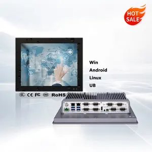 Waterproof i5 i7 Processor Touch Screen Open Frame Android Panel PC RS485 RS232 Industrial Touchscreen All In One Panel PC Price