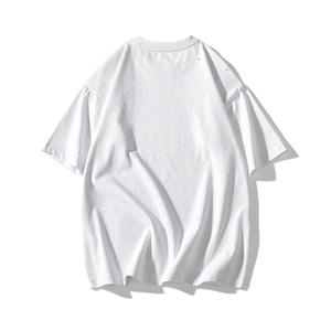 时尚定制220gsm厚棉t恤超大坠肩满天星图形嘻哈t恤奢华设计 - Product Image 6