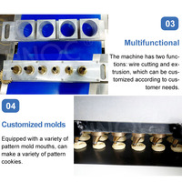 Équipement de boulangerie, machine à garnir la pâte à gâteau, ligne de production de biscuits au gingembre et au chocolat, machine automatique de fabrication de biscuits
