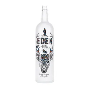 Chai Vodka Rượu 750Ml Mini Nắp Nhựa Rỗng Tùy Chỉnh Trắng Flint Gin Rượu Vang 500Ml Phụ Linh Hồn Búp Bê Vodka Chai Thủy Tinh