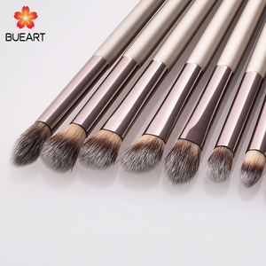 DailyQueen Juego de brochas de ojos con purpurina para sombra de ojos, 12 piezas con champán, <span class=keywords><strong>James</strong></span> <span class=keywords><strong>Charles</strong></span> para usar lápiz de cejas - Product Image 3