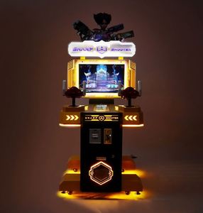 Simulateur de jeu vidéo d'arcade à tir pour deux joueurs, adapté aux aires de jeux pour enfants - Product Image 5