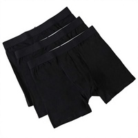 Boxer pour hommes adultes en coton/élasthanne tricoté à carreaux, respirant et à séchage rapide, avec ceinture personnalisée à logo haute élasticité de 4 cm
