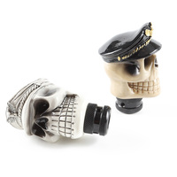 JDM RACING Résine Pirate Crâne Pommeau poignée de voiture décoration