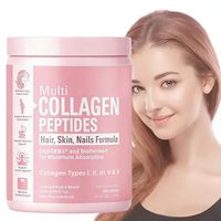 Poudre de protéines de collagène multi-sources OEM/ODM avec complexe de biotine pour une peau et des cheveux plus brillants, usage adulte, complément alimentaire à 98 %