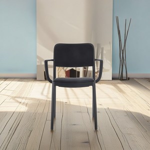 Plastik kadife koltuk koltuk PP yüksek geri iş koltuk sandalye restoran <span class=keywords><strong>Bistro</strong></span> ve Cafe için açık dış mekan mobilyası - Product Image 5