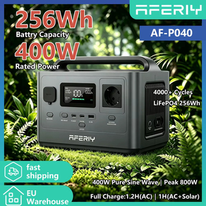 สถานีไฟฟ้าพกพา AFERIY AF-P040 กำลังไฟ AC 400W ความจุ 256WH 6 พอร์ต สำหรับใช้งานกลางแจ้ง บ้าน ฉุกเฉิน และเป็นแหล่งจ่ายไฟสำรอง - Product Image 2