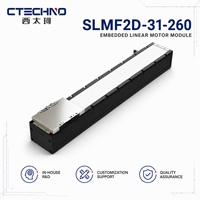 CTECHNO SLMF2D-31-260 Módulo de Posicionamiento Lineal Integrado de Alta Velocidad para Automatización de Semiconductores, Carrera de 260 mm