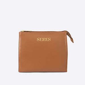 Elegante Neceser de Cuero Vegano para Baño, Organizador de Artículos de Aseo, Bolsa de Cosméticos de Cuero - Product Image 5