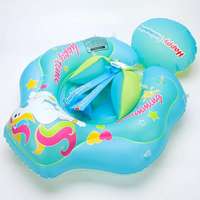 Bouée de bain gonflable pour bébé avec siège pare-soleil, flotteur de piscine en PVC pour nourrissons et enfants