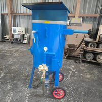 Machine de sablage manuelle sans poussière de qualité industrielle avec moteur à jet céramique pour l'élimination de la rouille et le nettoyage des métaux