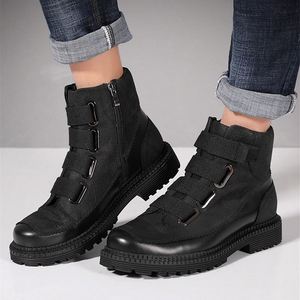 Zapatos Casuales de Último Diseño, Botas Italianas Hechas a Mano para Hombre, Cuero Genuino, Talla Grande, Botas para Exteriores - Product Image 6