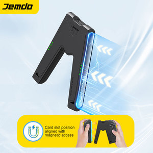 Jemdo Station de charge haute qualité pour Nintendo Switch 2 avec poignée gauche droite Poignée Joycon Fixation magnétique sans fil - Product Image 6
