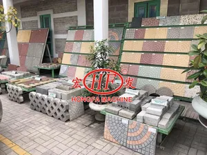 China Factory Sale 150 Tones Hydraulic Press Tile Machine HFT300 Floor Ceramic Tiles Machine Terrazzo Floor Tile Making Machine