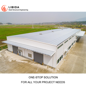 Недорогая стальная конструкция, модульная сборная мастерская, Промышленный Склад, дизайн сарая - Product Image 3