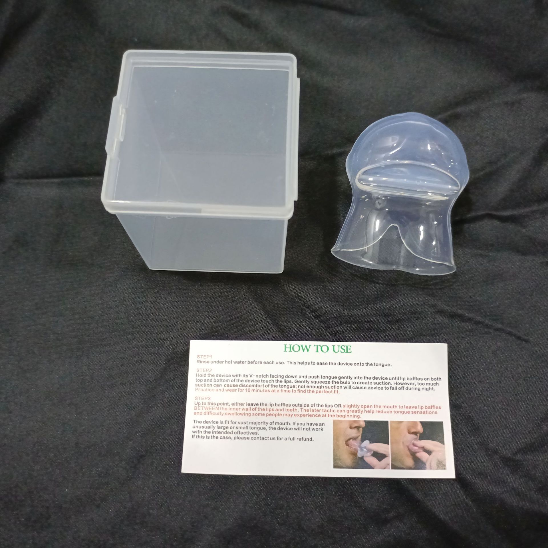 ฝาครอบลิ้นสีขาวทรงกล่องสี่เหลี่ยม