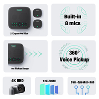 Harga Bagus Kamera Video PTZ Speakerphone Sistem Mikrofon Konferensi Sistem Konferensi Grup 2 Mikrofon Mini dan HUB