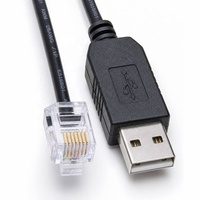 Cable Convertidor Serial ANNXIN USB a RJ12 RJ11 6P6C RS485 con Carcasa Transparente para Dispositivos Industriales POS, Venta al Por Mayor