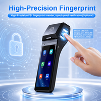 Terminal POS Portátil Android 14.0 con Pantalla Dual de 6 Pulgadas, 2+16GB, Impresora de 58mm, Z300C, NFC, Máquina Epos
