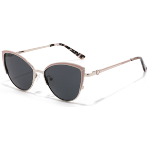 Gafas de sol polarizadas con forma de ojo de gato, unisex, con montura metálica, montura pequeña, gafas de moda vintage para conducir, viajar, playa - Product Image 4