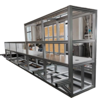 Haute précision personnalisée 4040 4080 cadre de profil en aluminium extrusion à fente en T série 6000 boîtier d'imprimante 3D ROHS CNC soudage