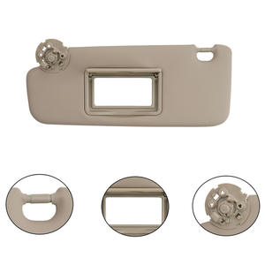 Pare-soleil Chevrolet beige côté conducteur rétractable, accessoire intérieur de voiture - Product Image 5