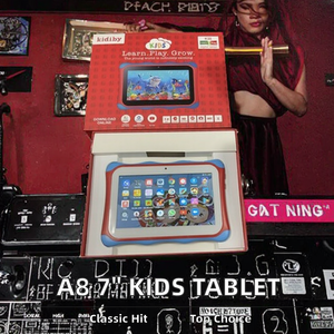 A8 7 inch trẻ em Máy tính bảng với 2 khe cắm thẻ <span class=keywords><strong>Sim</strong></span> <span class=keywords><strong>Google</strong></span> <span class=keywords><strong>Android</strong></span> 11 2 + 32GB HD màn hình trẻ em học tập máy tính bảng PC Trò chơi giáo dục Quà Tặng - Product Image 3