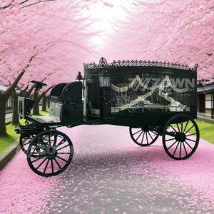 Lanterne décorative royale antique à roues à rayons pour cortège funéraire - Product Image 5