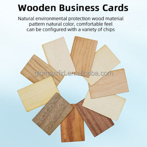 Carte en bois NFC RFID, prix bas, modifiable, réinscriptible, carte de membre vierge, cartes de visite imperméables pour hôtels et autres applications - Product Image 5