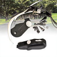 Outil de réparation de divots de golf portable multifonction 5-en-1 en plastique, marqueur de balle, compteur de score et nettoyeur – Essentiel pour les golfeurs – Expédition immédiate