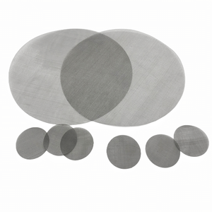 再利用可能なフィルターディスクステンレス鋼ワイヤメッシュと円形/正方形の穴の形のカスタマイズされた切断と処理 - Product Image 3