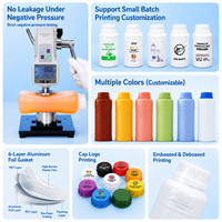 Bouteille en plastique HDPE anti-fuite de 500 ml et 1000 ml avec bouchon à vis inviolable, personnalisable pour liquides chimiques – Vente en gros