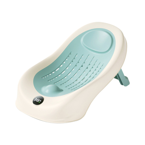 Seggiolino da Bagno per Neonati Portatile e Pieghevole, Cuscino di Supporto Antiscivolo Sicuro e Confortevole per Doccia e Vasca - Product Image 1