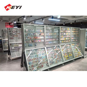 Vitrine d'exposition pour cartes de jeux de société Yu-Gi-Oh! et Pokémon TCG, idéale pour cartes de baseball et magasins de cartes TCG, avec éclairage LED - Product Image 6