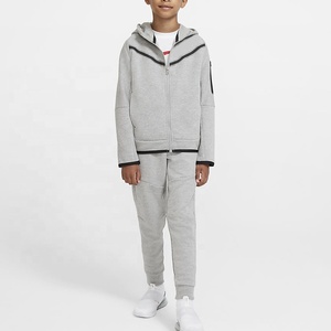 Conjunto Deportivo Infantil Liso, Logotipo Personalizado, Marca Privada, Proveedor Mayorista, Conjuntos de <span class=keywords><strong>Ropa</strong></span> para Adolescentes, Conjunto de Dos Piezas para Niños - Product Image 3