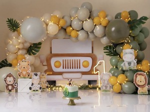 Sfondo 5x7ft per Festa <span class=keywords><strong>di</strong></span> <span class=keywords><strong>Compleanno</strong></span> <span class=keywords><strong>Bambini</strong></span>, Sfondo per il Primo <span class=keywords><strong>Compleanno</strong></span> <span class=keywords><strong>di</strong></span> Bambina o Bambino - Product Image 3