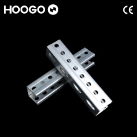 Canaux de support simples et doubles Hoogo : Système de support haute performance pour les tuyaux, les conduits de ventilation et les chemins de câbles.