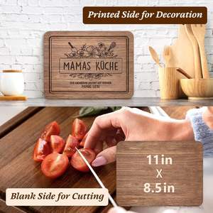 เขียงไม้วอลนัทขนาด 28x21.5x1.2 ซม. สลักลายได้ เป็นมิตรกับสิ่งแวดล้อม <span class=keywords><strong>ไม้</strong></span>เ<span class=keywords><strong>น</strong></span>ื้อแข็งอเนกประสงค์ พร้อมร่องสำหรับน้ำ<span class=keywords><strong>ผล</strong></span><span class=keywords><strong>ไม้</strong></span> เหมาะสำหรับเป็<span class=keywords><strong>น</strong></span>ของขวัญ - Product Image 5