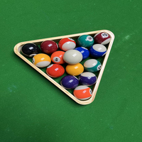 Top Sports 16 billes en résine 2-1/4\" taille réglementaire pour table de billard, billes de remplacement, jeu de billes de snooker et de billard