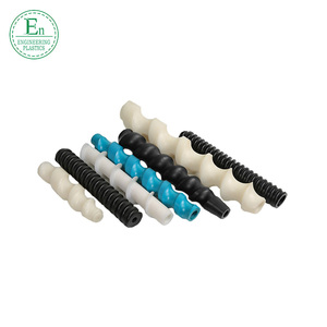 Sản xuất tùy chỉnh cấp thực phẩm băng tải linh hoạt xoắn ốc augers upe HDPE PP uhmwpe POM Nylon vít nhựa Auger CNC pars máy - Product Image 6
