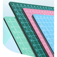 Alfombrilla de Corte Manual de PVC A1 de 3 Capas, Autoregenerable, Antideslizante, para Plotter, de Doble Cara, para Manualidades, 90x60cm