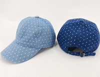 Gorra de Béisbol Casual Unisex Ajustable de 6 Paneles, Estilo Retro, Lavado Denim, para Parejas, Cuatro Estaciones, Disponible al por Mayor