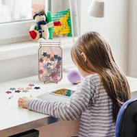 Nicro Offre Spéciale Pot de Récompenses en Bois Poli de Haute Qualité, Forme Irrégulière, pour la Gestion du Comportement des Enfants, Outil de Motivation en Classe